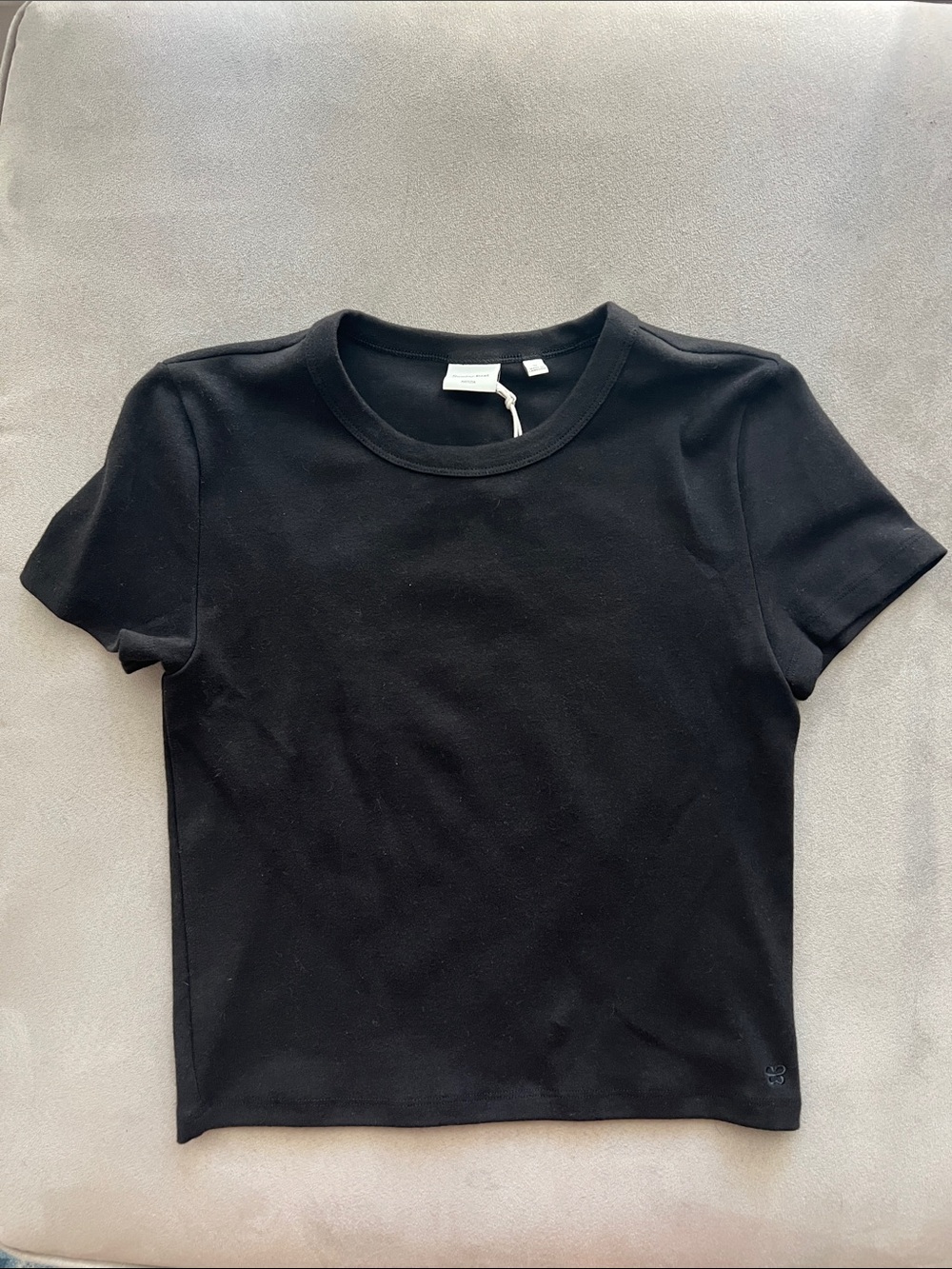 Aritzia Black Crewneck Women's Tee